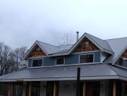 Komplexe Dachgeometrie in Stehfalztechnik
