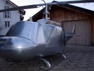 Bell UH-1 in Aluminium-Blech
